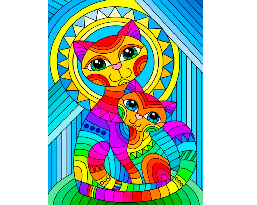 Gato y Gatito Inseparables: Rompecabezas 1000 Piezas Enjoy Puzzle