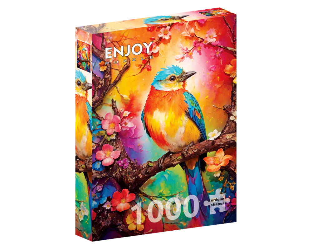 Pajarito de Colores: Rompecabezas 1000 Piezas Enjoy Puzzle