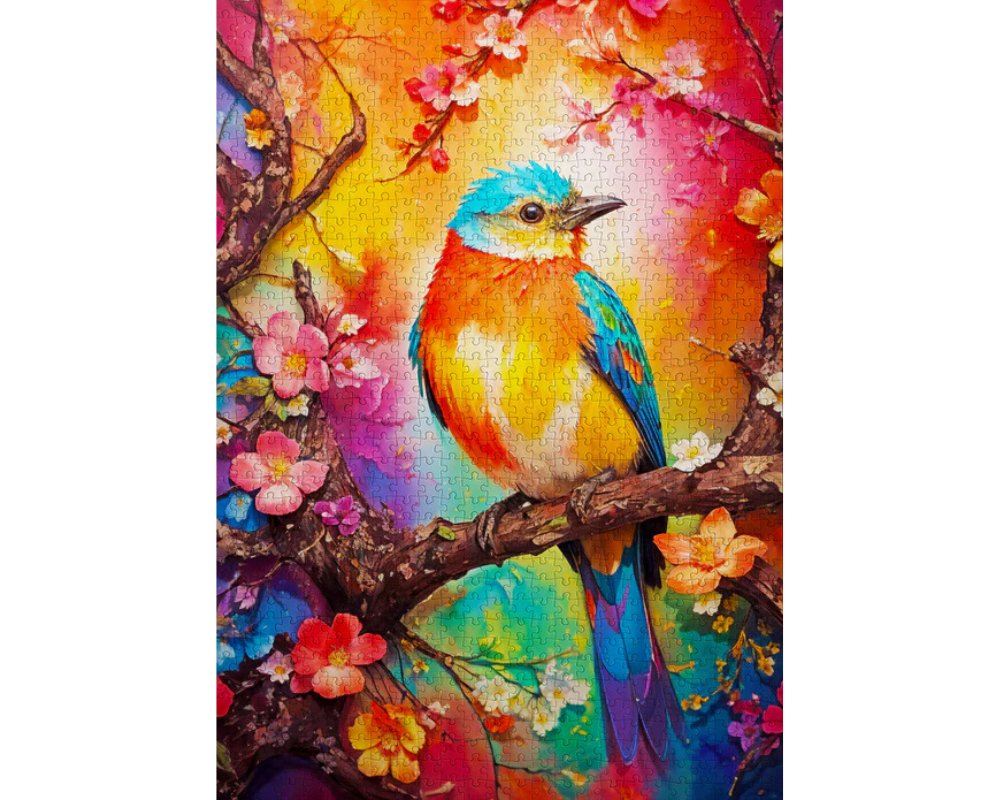 Pajarito de Colores: Rompecabezas 1000 Piezas Enjoy Puzzle
