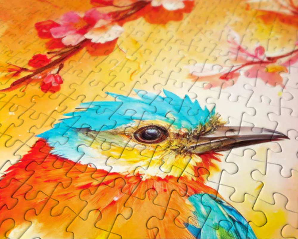 Pajarito de Colores: Rompecabezas 1000 Piezas Enjoy Puzzle