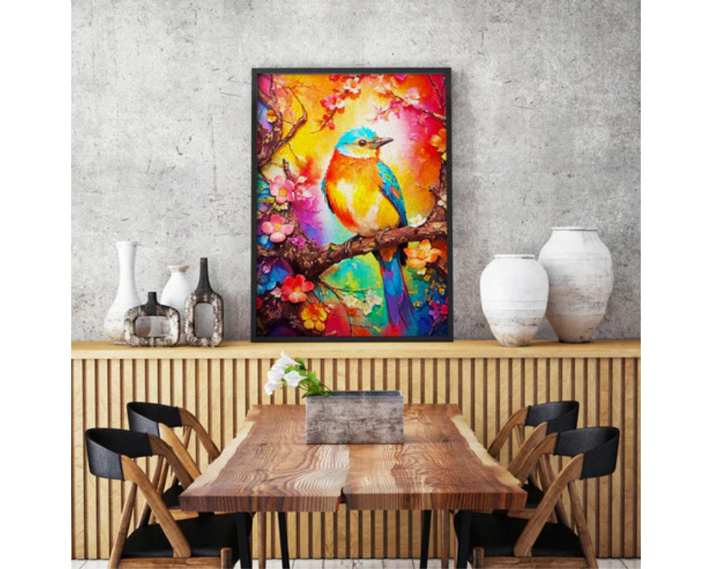 Pajarito de Colores: Rompecabezas 1000 Piezas Enjoy Puzzle