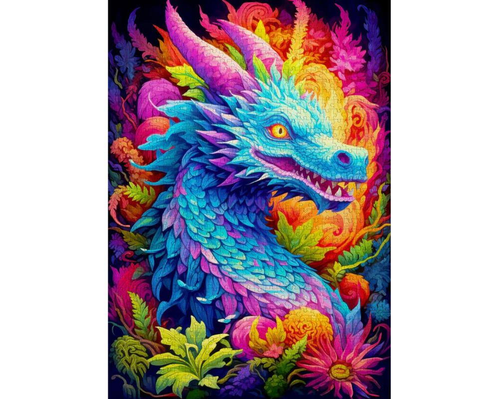 Dragón Celestial: Rompecabezas 1000 Piezas Enjoy Puzzle