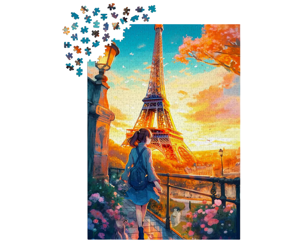 Recorriendo París: Rompecabezas 1000 Piezas Enjoy Puzzle