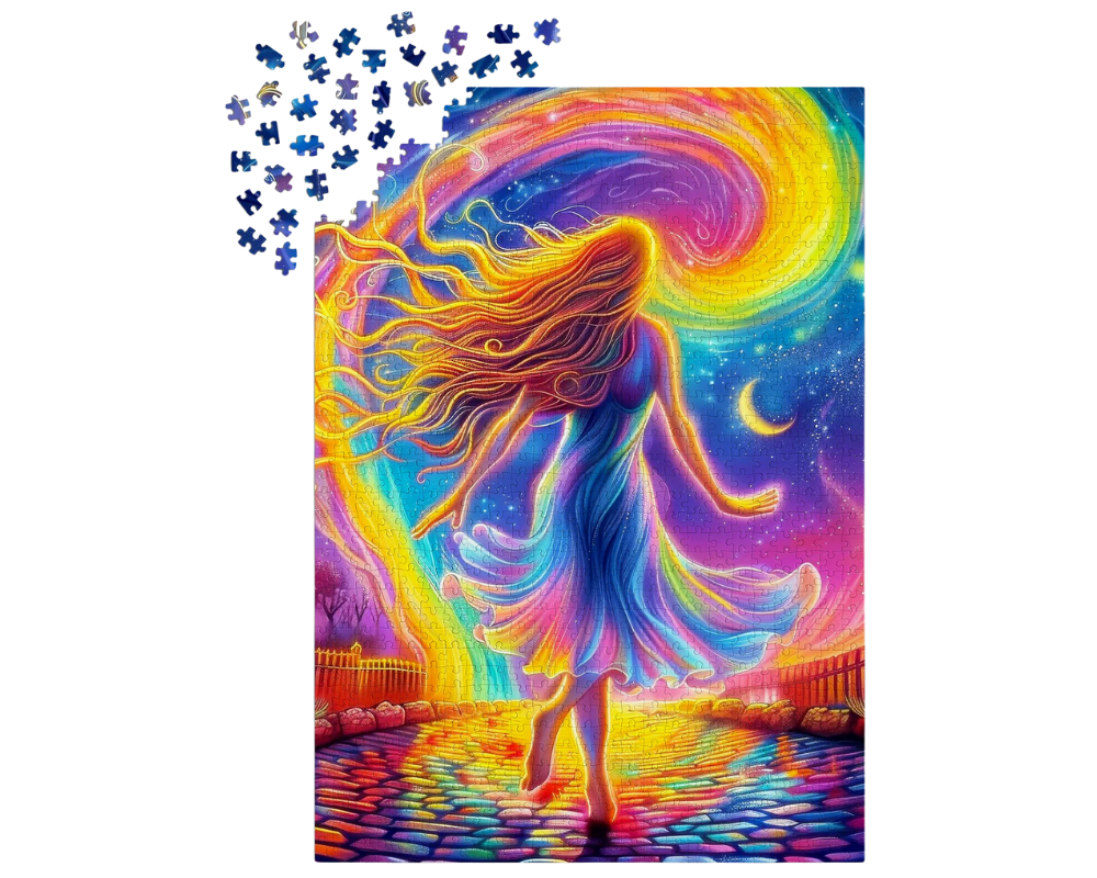 Camino a Mis Colores: Rompecabezas 1000 Piezas Enjoy Puzzle