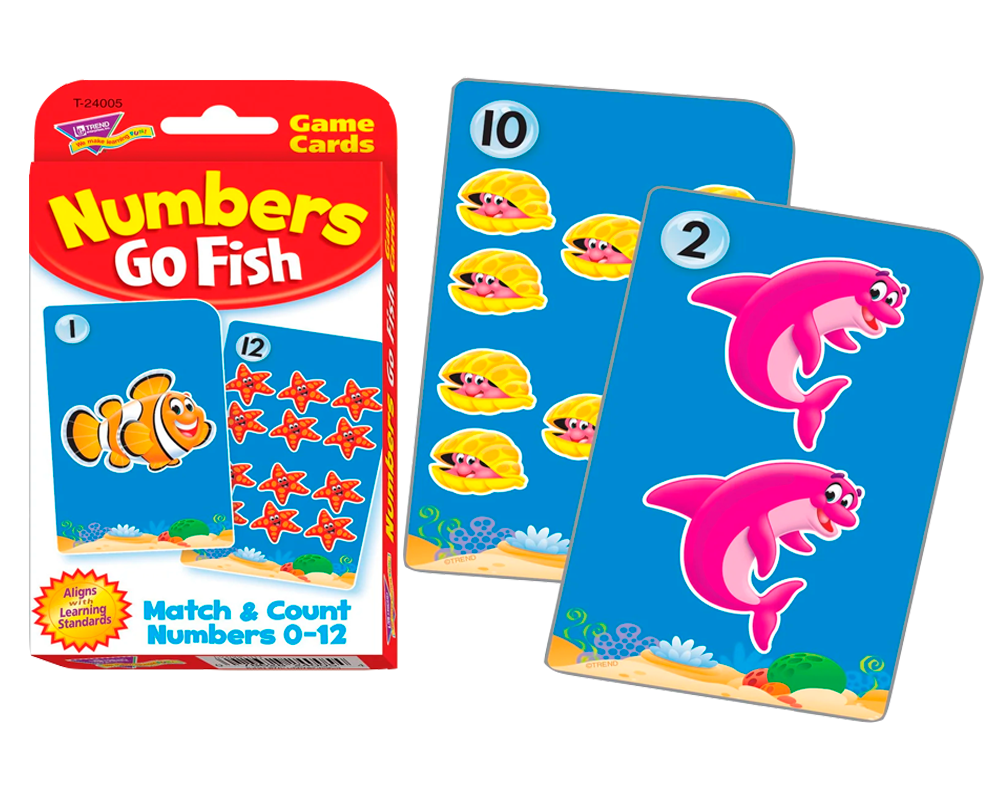 Juego de Bolsillo en Inglés ¡Ve a pescar con Números! Del 1 al 12 Trend