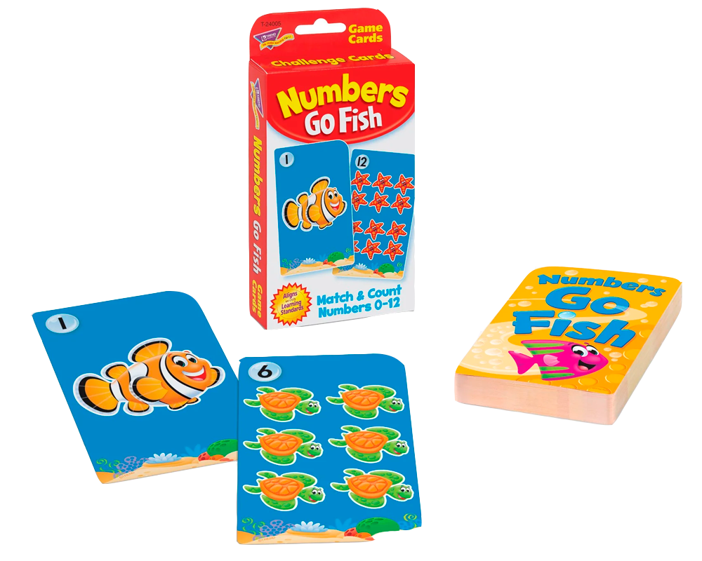Juego de Bolsillo en Inglés ¡Ve a pescar con Números! Del 1 al 12 Trend