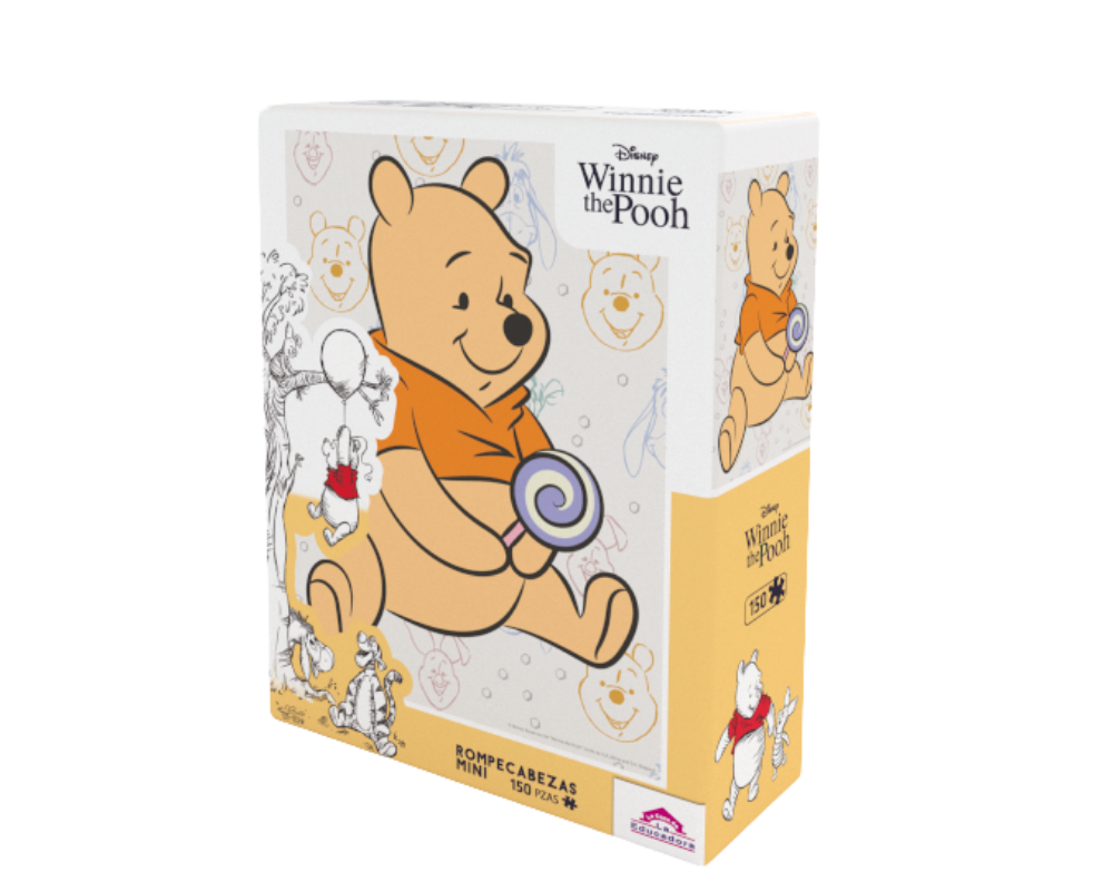 Rompecabezas Mini Winnie the Pooh 150 Piezas de Plástico de Disney
