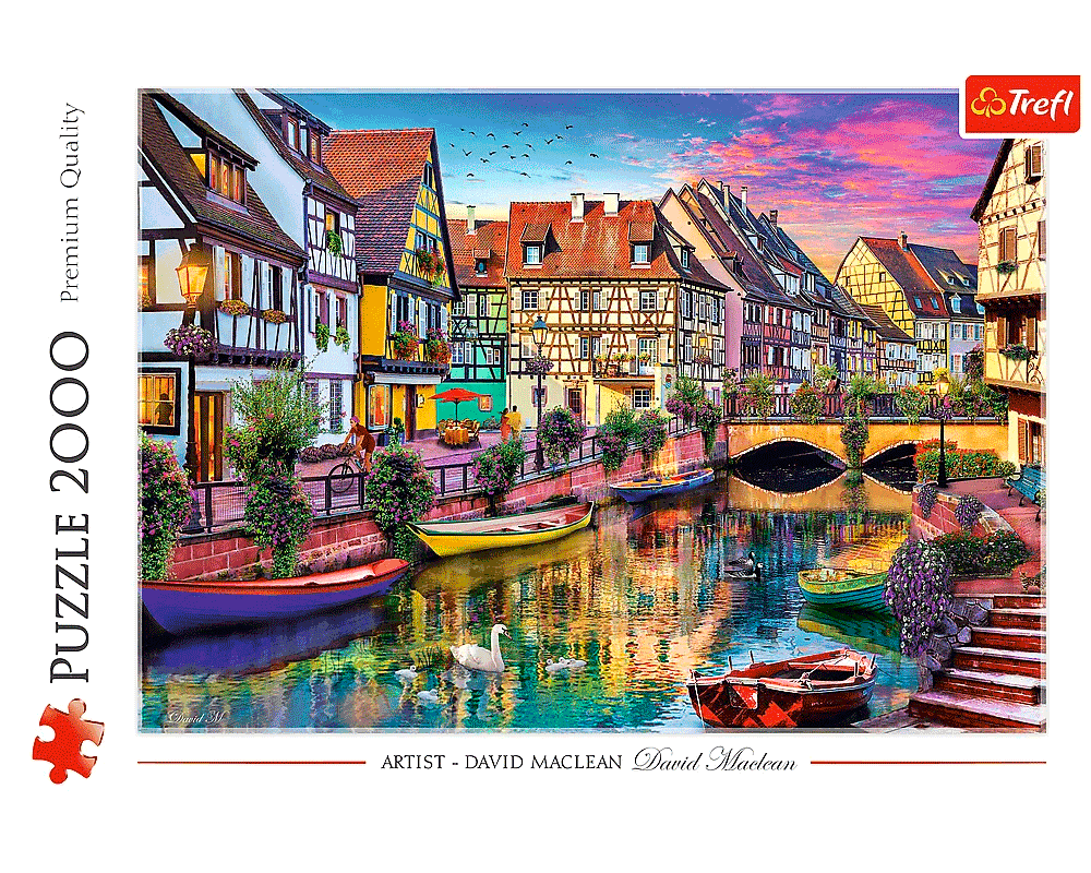 Puerto de Colmar, Francia: Rompecabezas 2000 Piezas Trefl