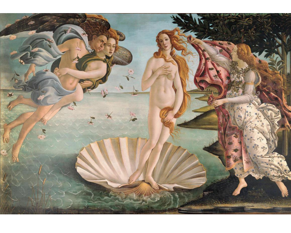 Botticelli, El nacimiento de Venus: Rompecabezas de 2000 piezas. Anatolian