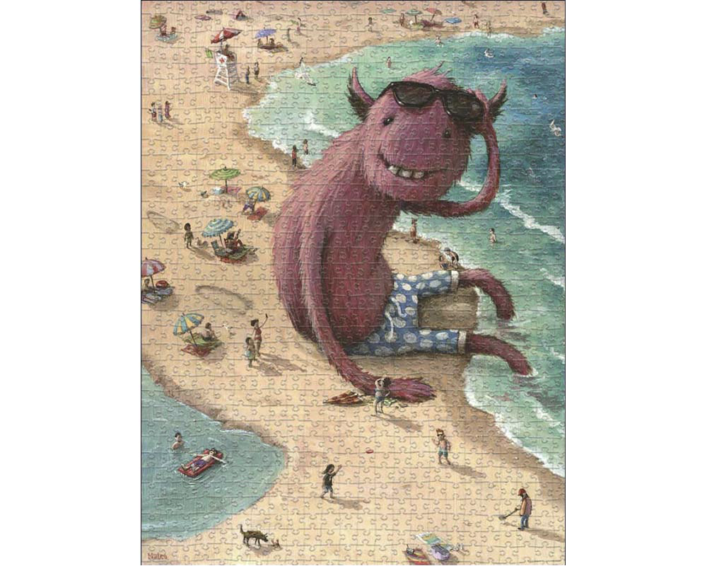 Zozoville Chico en la Playa Rompecabezas 1500 Piezas Heye