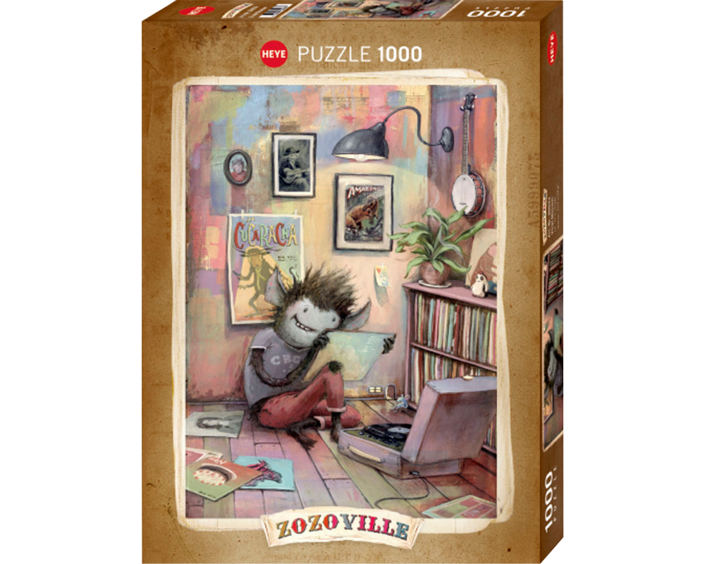Zozoville - Monstruo de Vinilo: Rompecabezas 1000 piezas Heye