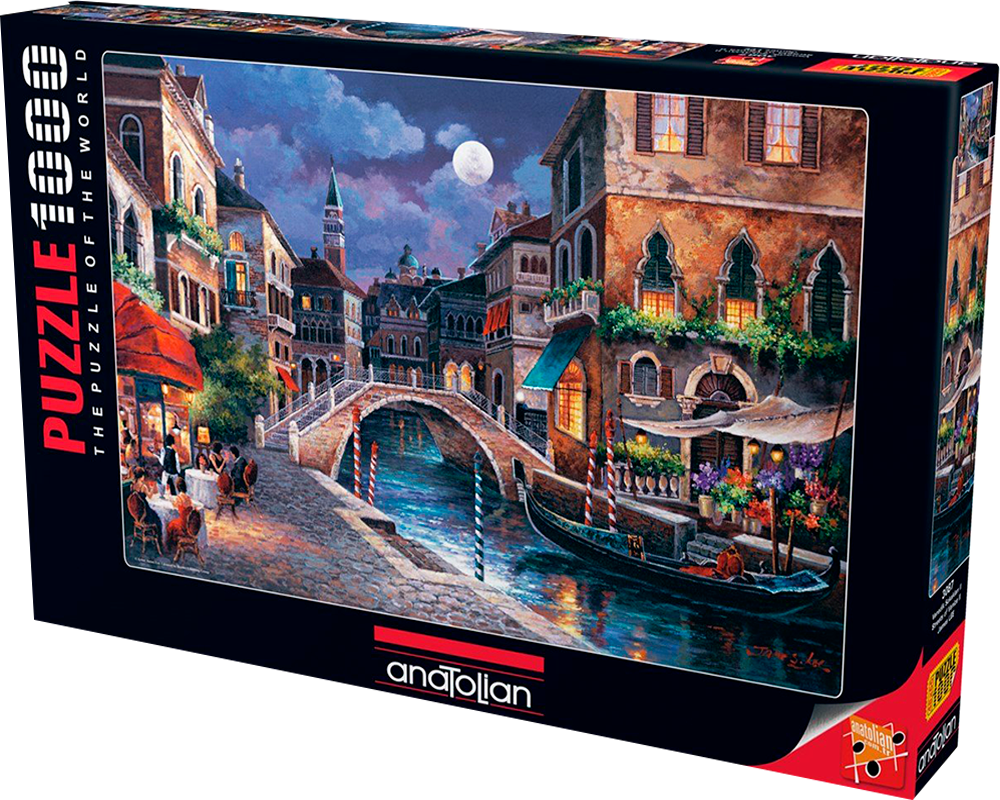 James Lee - Calles de Venecia II: Rompecabezas 1000 piezas Anatolian