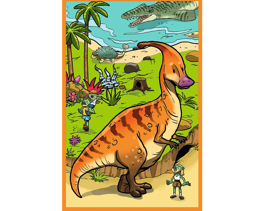 Spy Guy: El Mundo de los Dinosaurios Rompecabezas 3 x 80 Piezas Trefl