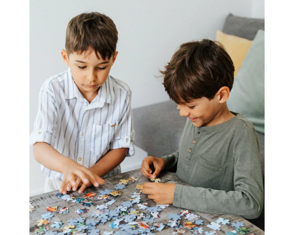 Spy Guy: El Mundo de los Dinosaurios Rompecabezas 3 x 80 Piezas Trefl