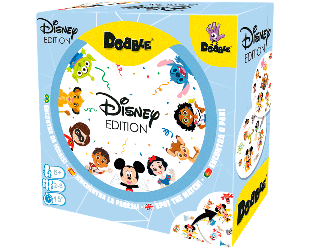 Dobble Disney Juego de Mesa en Español. Asmodee