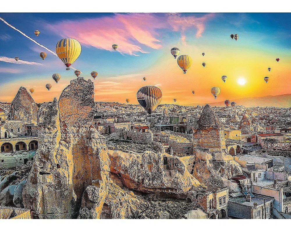 Atardecer en Capadocia, Turquía Rompecabezas Unlimited Fit 500 Piezas Trefl