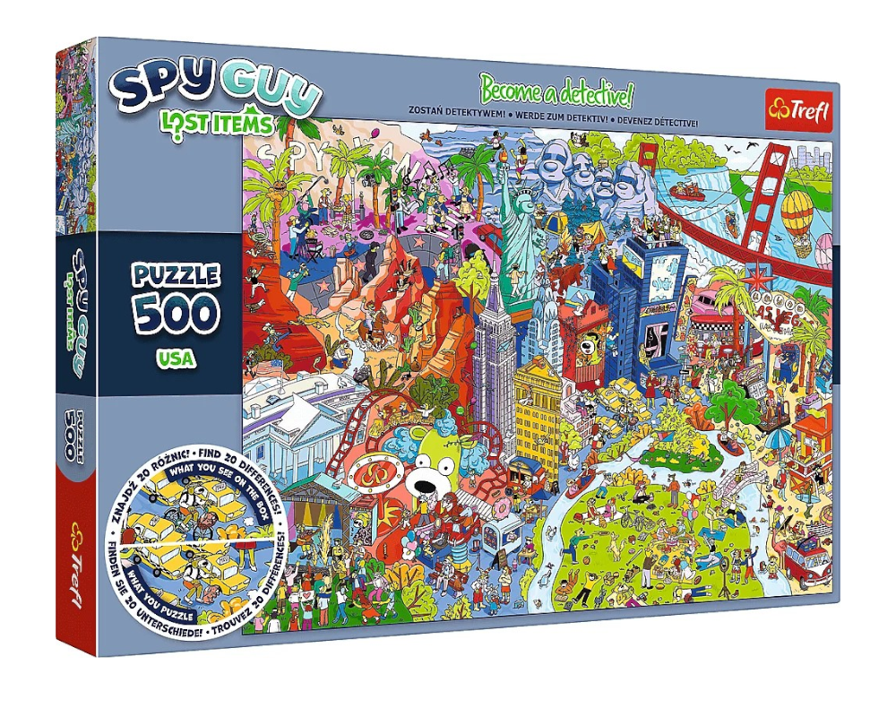 Spy Guy USA Rompecabezas 500 Piezas. Marca Trefl