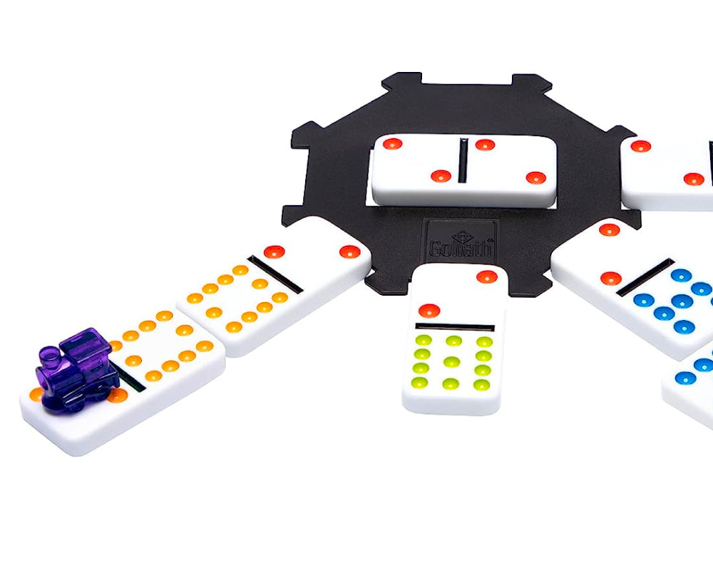 Mexican Train - Dominó Doble Doce Juego de Mesa Goliath