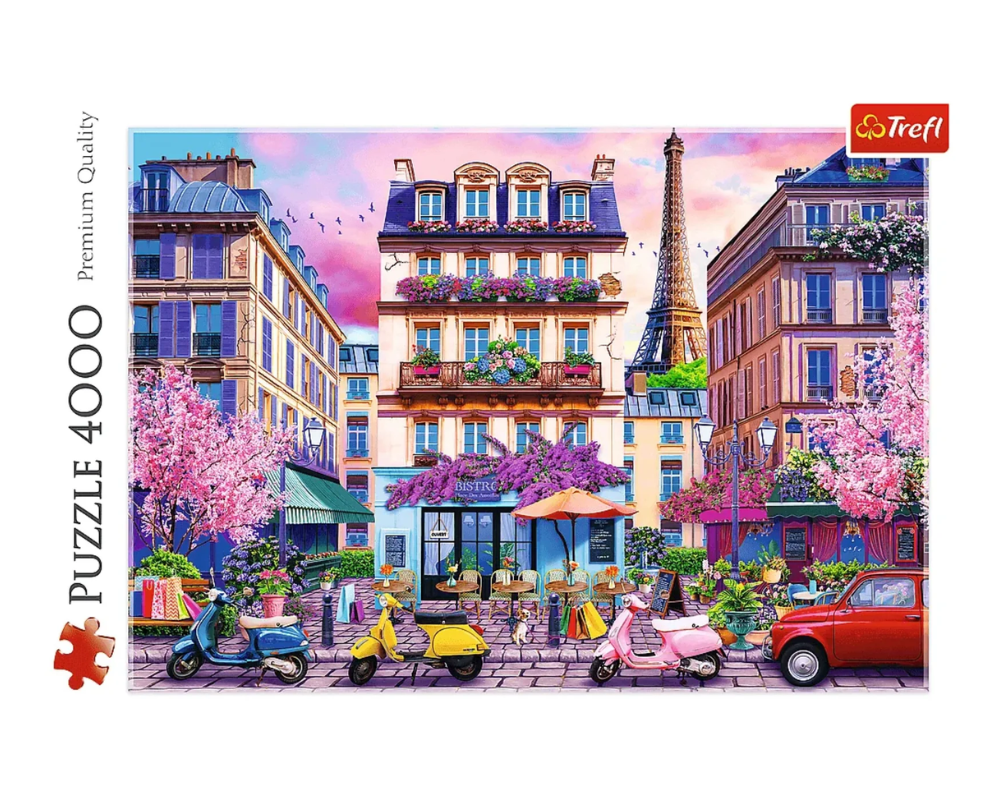 Primavera en París: Rompecabezas de 4000 Piezas Trefl