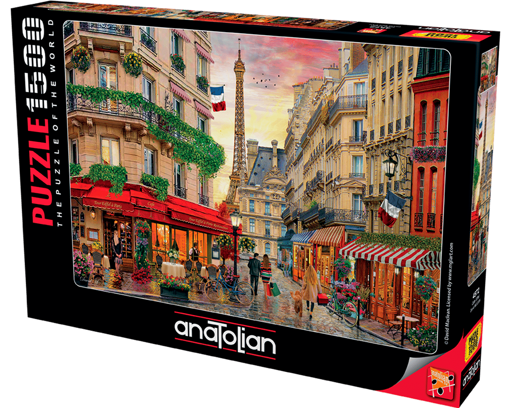 David Mclean - Café Eiffel: Rompecabezas 1500 piezas Anatolian