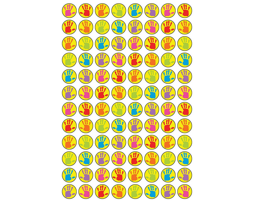 Calcomanías Super Shapes Huellas Manitas Trend