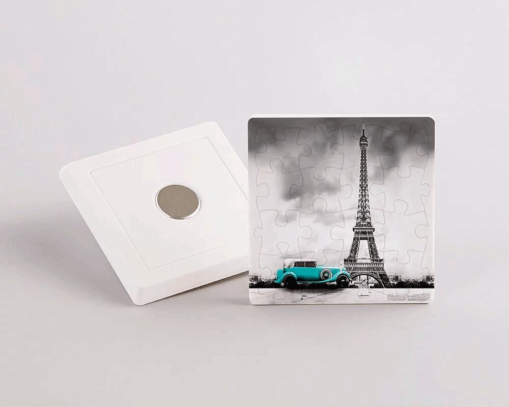 Magneto La Torre Eiffel: Rompecabezas 16 Piezas Miniatura PieceRelax