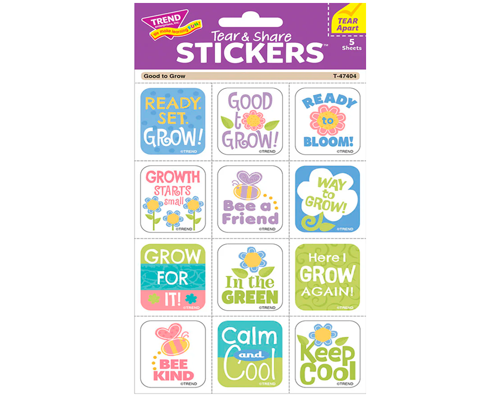 Calcomanías Corta y Comparte Bueno Para Crecer Trend