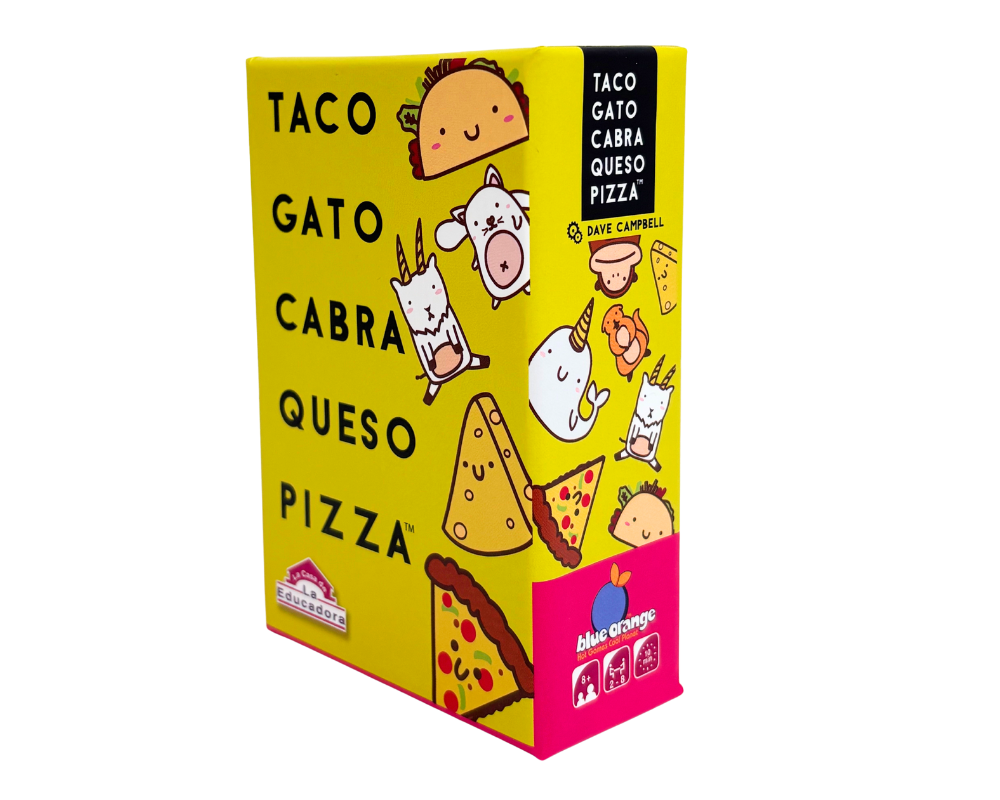 Taco, Gato, Cabra, Queso, Pizza En Español Blue Orange ™