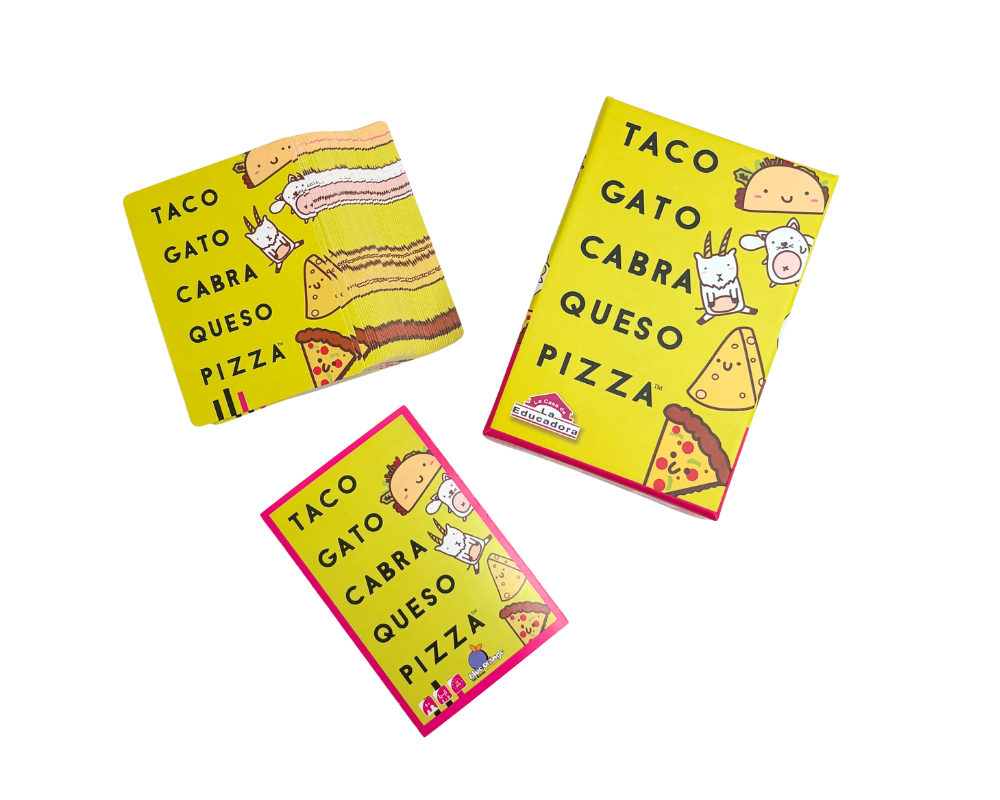 Taco, Gato, Cabra, Queso, Pizza En Español Blue Orange ™