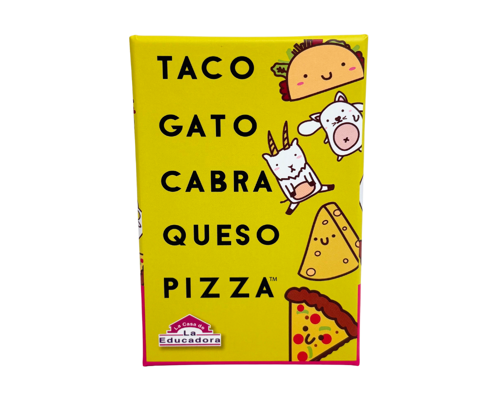 Taco, Gato, Cabra, Queso, Pizza En Español Blue Orange ™