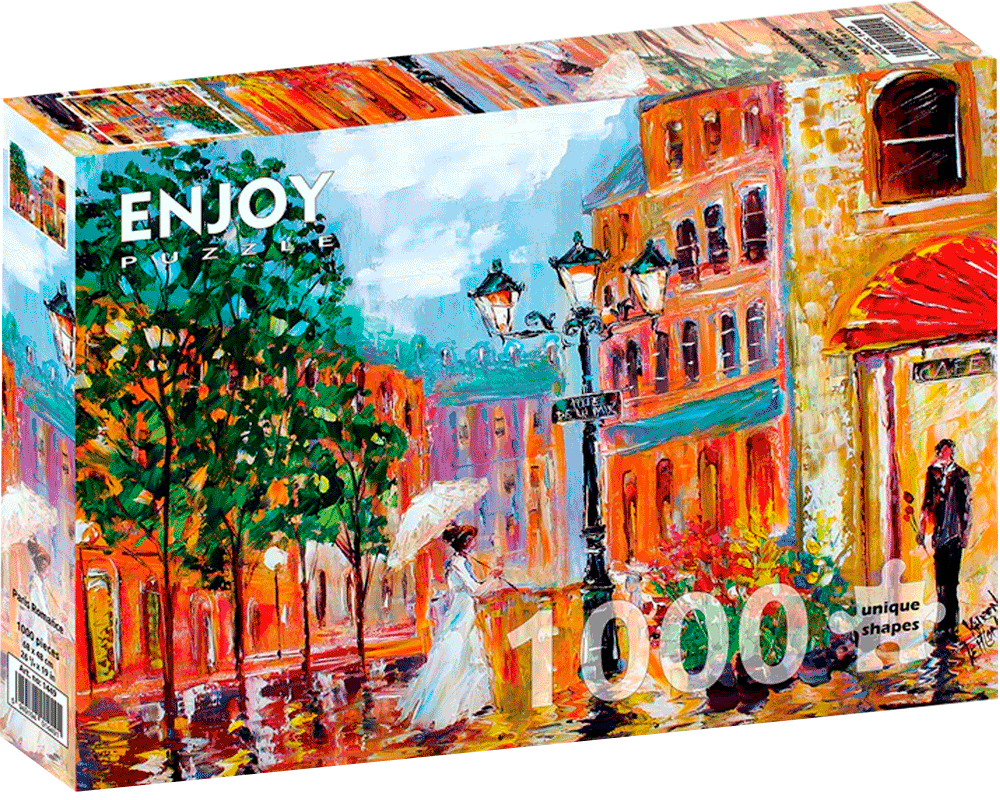 Romance Parisino: Rompecabezas 1000 Piezas Enjoy Puzzle