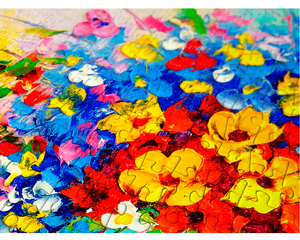Ramo de Flores: Rompecabezas 1000 Piezas Enjoy Puzzle
