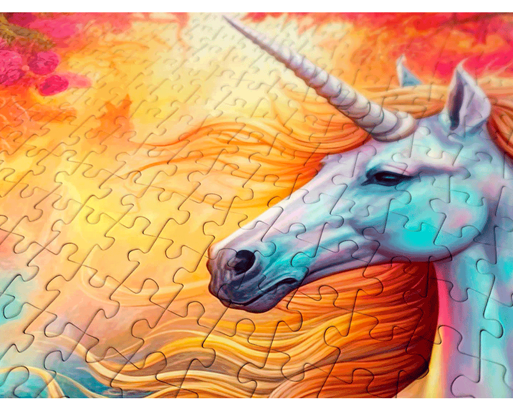Unicornio Encantado: Rompecabezas 1000 Piezas Enjoy Puzzle