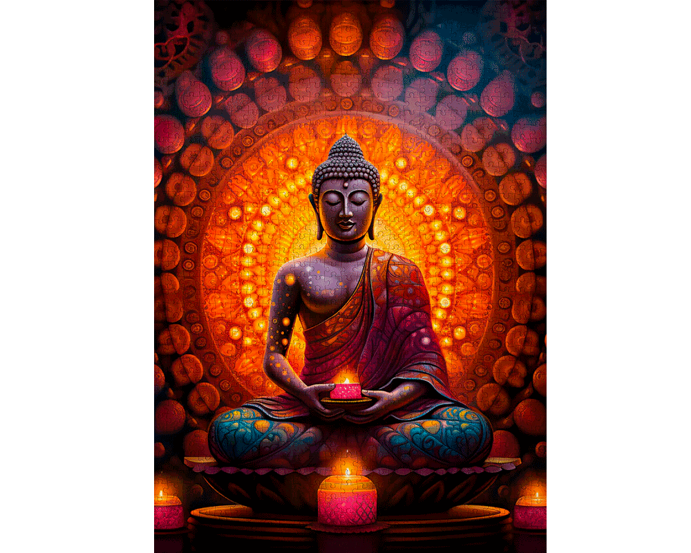 Buda - Paz Interior: Rompecabezas 1000 Piezas Enjoy Puzzle