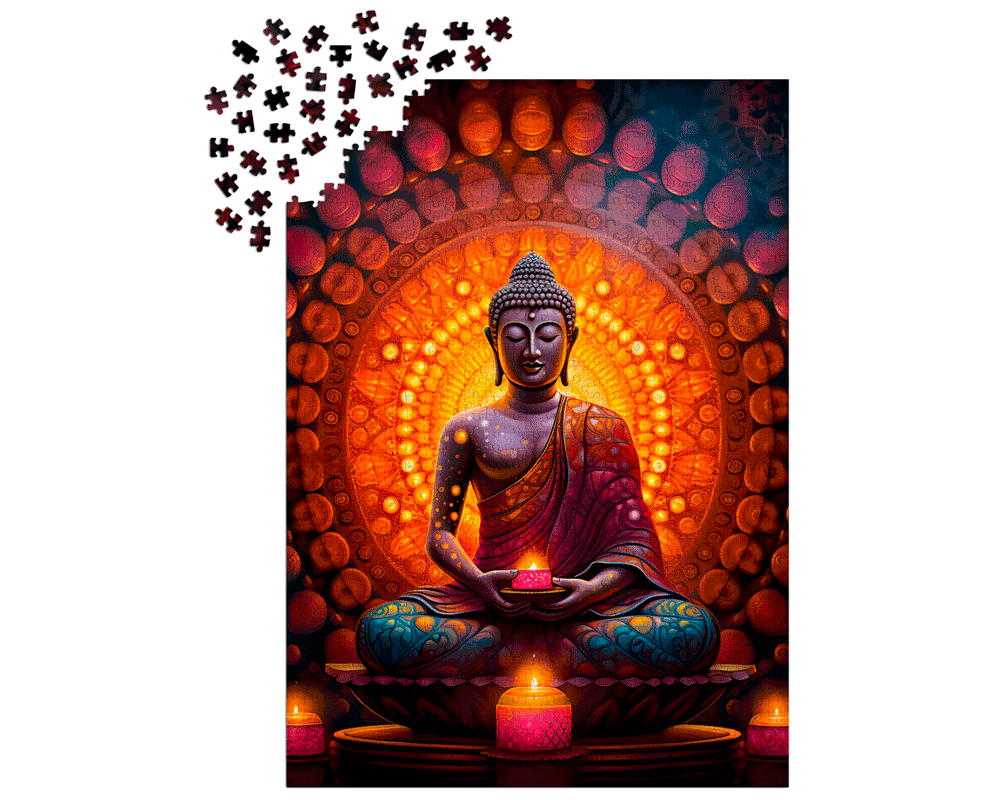Buda - Paz Interior: Rompecabezas 1000 Piezas Enjoy Puzzle
