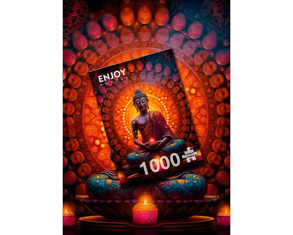 Buda - Paz Interior: Rompecabezas 1000 Piezas Enjoy Puzzle
