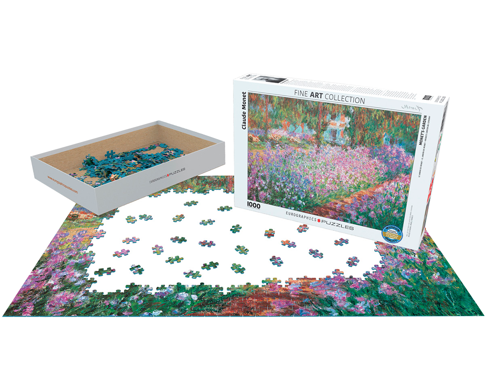 El jardín de Monet: Rompecabezas de Arte 1000 Piezas Eurographics