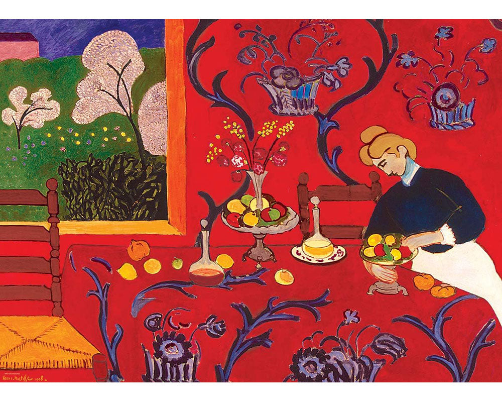 Henri Matisse Armonía en Rojo Rompecabezas de Arte 1000 Piezas Eurographics
