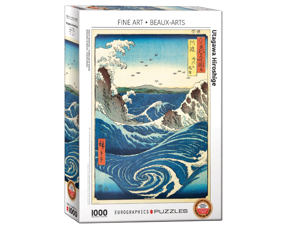 Utagawa Hiroshige: Naruto Olas Rompecabezas 1000 Piezas Eurographics