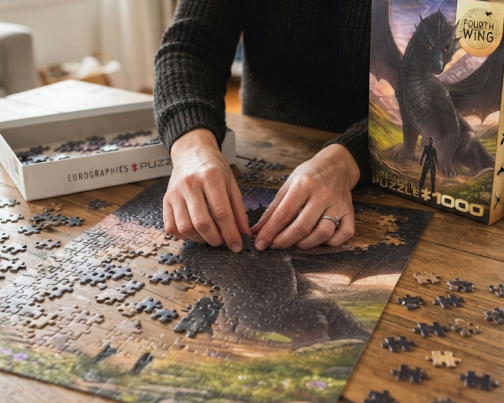 Bethany Gilbert: Violet Conoce a Tairn Rompecabezas 1000 Piezas Eurographics