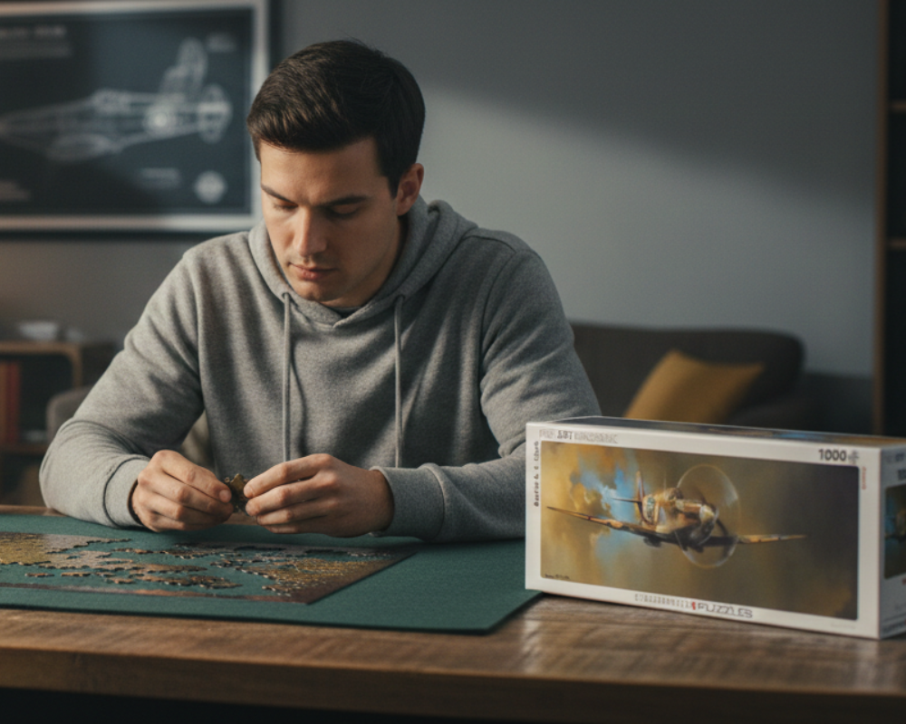 Barbie Clark - Spitfire: Rompecabezas 1000 Piezas Panorámico Eurographics