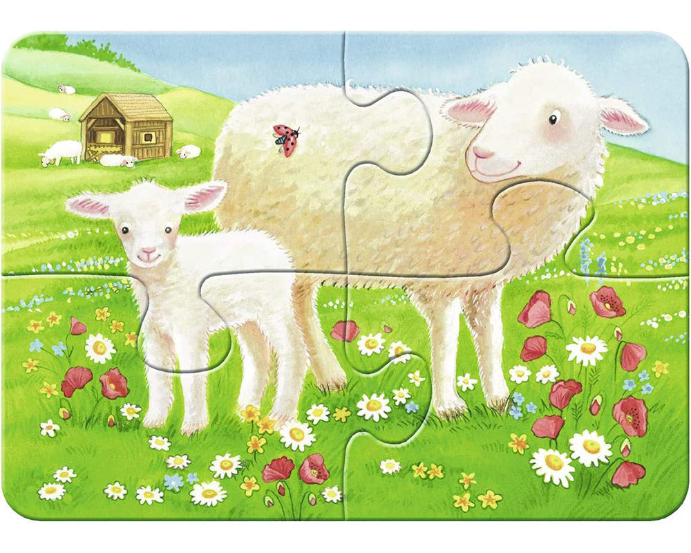 Animalitos de la Granja Rompecabezas Progresivo Ravensburger