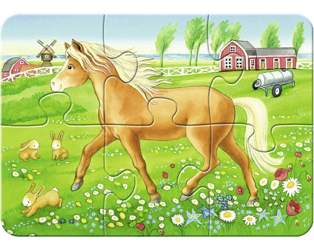 Animalitos de la Granja Rompecabezas Progresivo Ravensburger