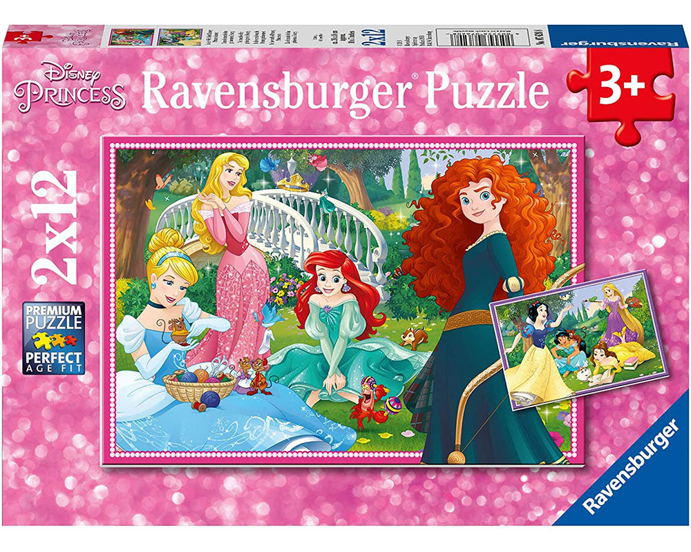 El Mundo de las Princesas Rompecabezas 2 x 12 Piezas Ravensburger