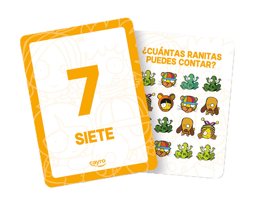 Aprende a contar: Juego de Tarjetas Cayro