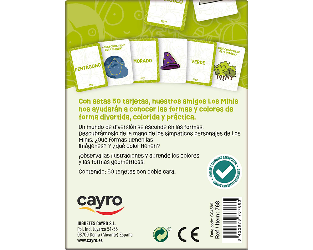 Formas y Colores: Juego de Tarjetas Cayro