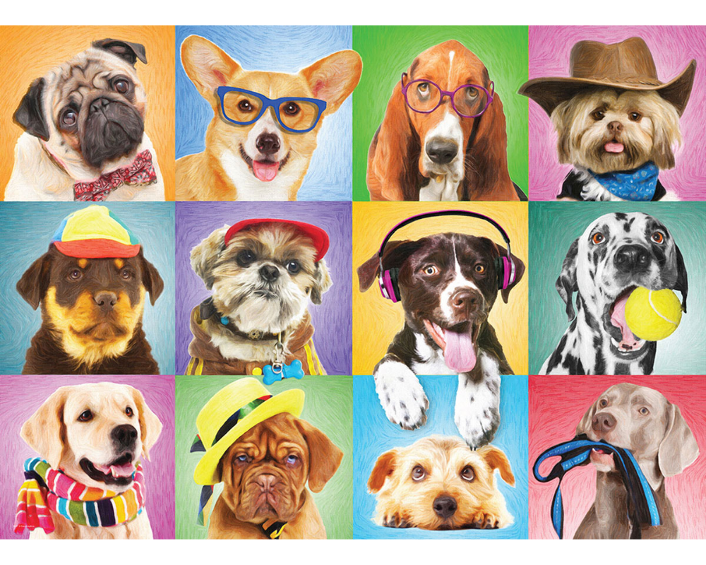Perros Rompecabezas 300 Piezas XL Eurographics