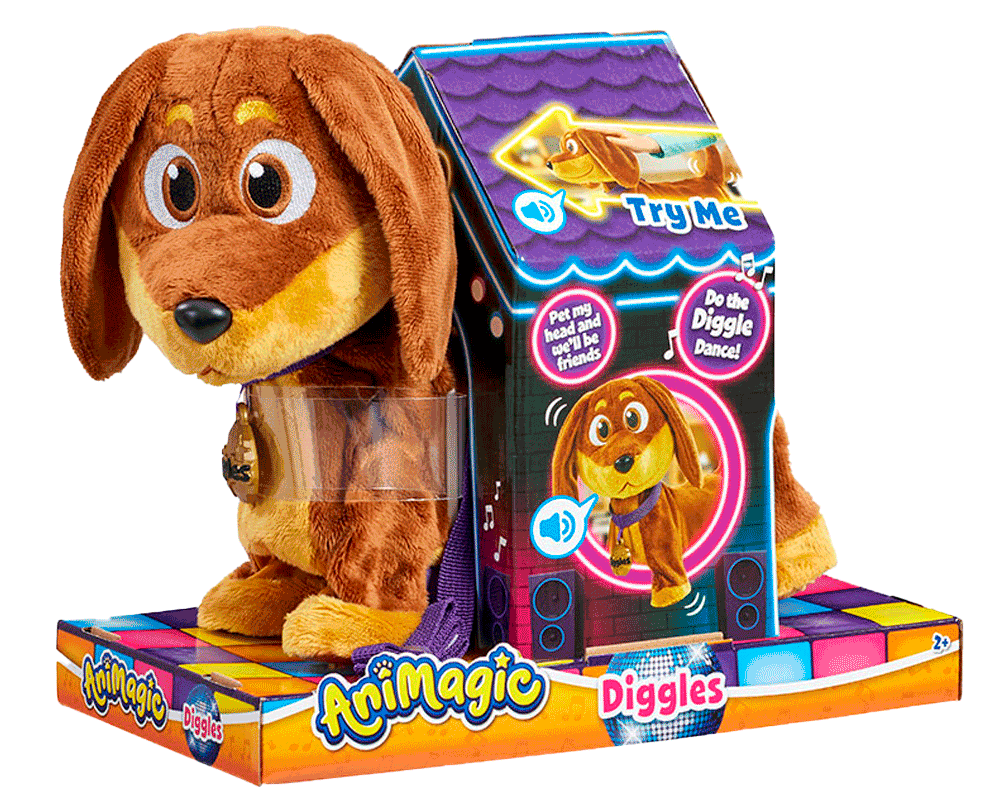 Diggles Perrito Salchicha Animagic Goliath Games