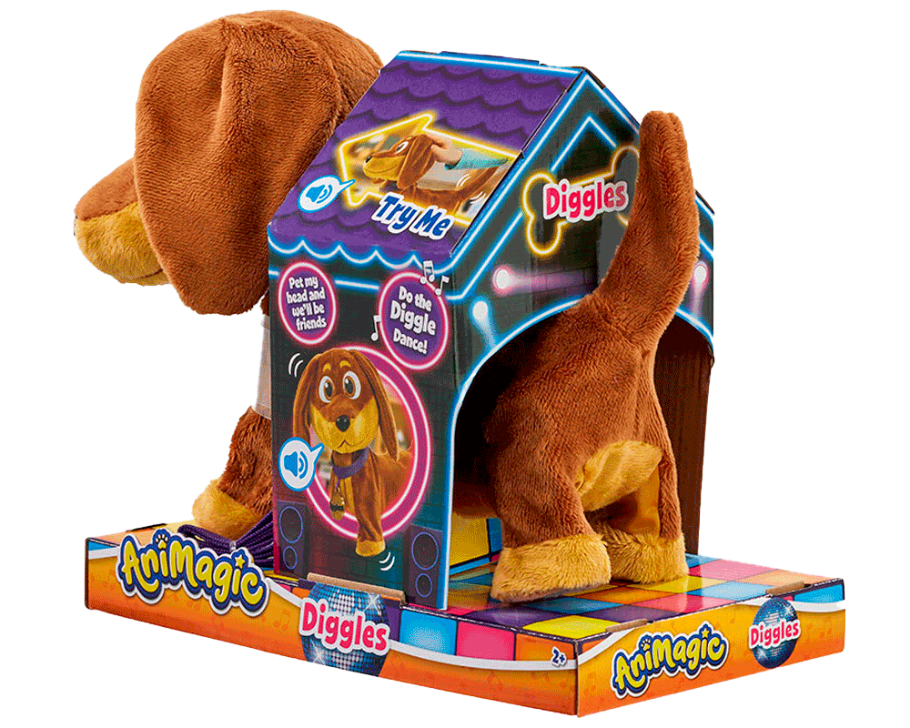Diggles Perrito Salchicha Animagic Goliath Games