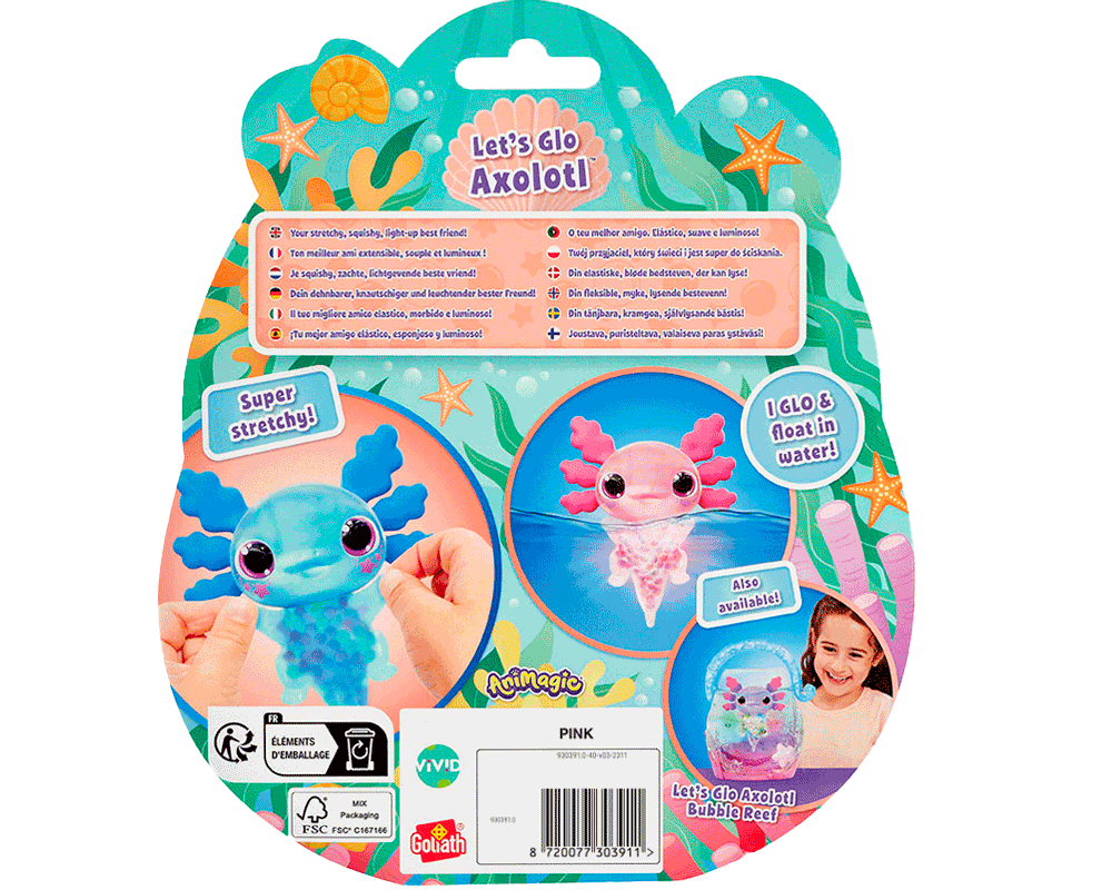 Axolotl Rosa Animagic Goliath Games